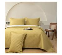 WDSOPK Ensemble De Couette 3 Pièces en Coton Égyptien Uni 1000 Fils/Cm²,Comprenant Un Couvre-Lit Matelassé,Un Drap-Housse Et des Taies d'oreiller (245 X 27(Ensemble De 3 Pièces D-245X270Cm)