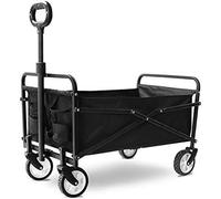 WDSOPK Folding Garden Trolley Cart Heavy Duty Wagon Multi-Function Shopping Cart for Outdoor Camping Beach Pull Truck