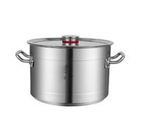 WDSOPK Large Stainless Steel Stock Pot with Lid - Durable Soup Pot for Catering, Commercial Use, Ideal for Gas Stove & Induction Cooker - Heavy-Duty Performance(Onecolor-40L)
