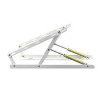 WDSOPK Mécanisme de levage de lit pliable noir de 110 cm avec vérin à gaz et support de ralentissement (blanc, 110 cm)