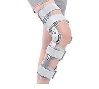 WDSOPK Om Genouillère réglable articulée articulée pour genoux, attelle d'immobilisation du genou, adaptée pour les blessures du genou ménisque ligamentaire des membres inférieurs
