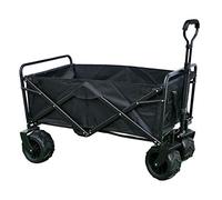 WDSOPK Outdoor Folding Wagon Heavy Duty Camping Trolley Gardening Utility Truck Folding Home Shopping Cart Load-Bearing 100Kg