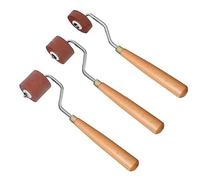 WDSOPK Paint Roller Brush,3 Pcs Roller Paint Brush Ink Applicator Art Craft Oil Painting Tool for Printmaking