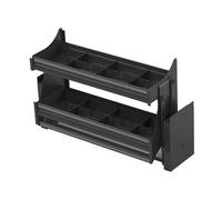 WDSOPK Panier De Rangement Coulissant pour Tiroir Coulissant De Placard Supérieur,Organisateur De Cuisine pour Gagner De La Place - Optimisez Le Rangement E(760-764Mm)