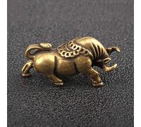 WDSOPK Petite Statue De Bureau en Laiton, Adorable Et Rétro, en Cuivre Pur, Sculptures pour La Maison, Statues Et Figurines, Pendentif Porte-Bonheur Vintage en Laiton,