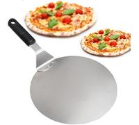 WDSOPK Pizza Peel - Paddle Round Cake Shovel Baking Tools Grip Handle Deal for Baking on Pizza Stone Oven & Grill