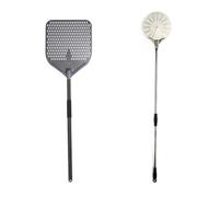 WDSOPK Pizza Peel Removable Turning Peel 56 inch Round Pizza Turning Peel Stainless Steel Turning Pizza Peel Paddle Long Pizza Tool Pizza Paddle(12 inch 9 inch-1)