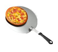 WDSOPK Pizza Peel Stainless Steel Pizza Shovel Spatula Plastic Handle Foldable Round Non-Stick Pastry Paddle Kitchen Baking Cake Tools Accessories Pizza Paddle(10 inches-One Size)