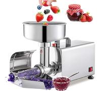 WDSOPK Presse À Tomates Électrique 450W De Qualité Commerciale,Machine À Broyer Les Tomates en Acier Inoxydable,Presse Alimentaire pour Sauce Tomate,Fraise Et Myrti