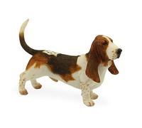 WDSOPK Simulation Dog Statue, Bagend Retriever Sculpture Model Decoration Resin Painted Crafts Mini Simulation Animal Toys Collection Memorial Gift