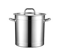 WDSOPK Stockpots 304 Stainless Steel Large Stock Pot, Stockpot Vegetable Pot Stew Pot, Wire Drawing/Polishing Process, Safe Stock Pot with Lid,5 Size(Multi-Colored-20 litres)