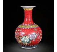 WDSOPK Vase en Céramique De Jingdezhen, Grand Vase À Fleurs De 54 Cm De Haut, Idéal pour La Décoration Intérieure, À Poser Au Sol Ou dans Un Salon. Porcelaine Artisana(D)