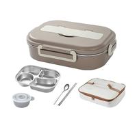 WDWDW Boîte à Lunch Multi-Compartiments, Bento étanche, Sac Isotherme avec Plusieurs Compartiments incluant Un Bol à Soupe