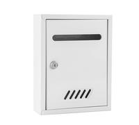 WDWDW Boîte aux Lettres avec Serrure, Montage Mural, Peut être utilisée pour Stocker des Magazines, des journaux, du courrier, des enveloppes, des Documents