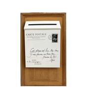 WDWDW Boîte aux Lettres Murale à Suspendre, Porte-journaux, boîte aux Lettres rétro, boîte de dépôt pour Portail extérieur pour recevoir Le courrier