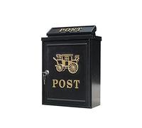 WDWDW Boîte aux Lettres, Serrure Murale européenne pour Villa extérieure avec Eau de Pluie, Grande Taille, Style Rural et créatif