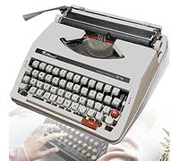 WDWDW Machine à écrire Manuelle Traditionnelle - Portable pour Les lieux d'écriture isolés, Design rétro à l'ancienne - pour écrivains et collectionneurs