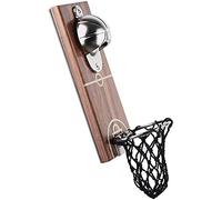 WDWDW Ouvre-Bouteille à ailettes, Tire-Bouchon, Support Mural Multifonctionnel pour bière, Panier de Basket avec récupérateur de Capsules intégré, Gadgets de Cuisine et de réfrigérateur