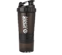 WDWDW Shaker à protéines Portable Grande capacité, 3 Compartiments, pour Le Sport