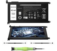 WDX0R 42Wh Batterie pour Dell Inspiron 15 5565 5567 5568 5578 7560 7570 7579 7569 P58F Inspiron 13 5368 5378 5379 7368 7378 Inspiron 14-7460 Inspiron 17 5765 5767 FC92N 3CRH3 T2JX4 CYMGM