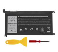 WDXOR Batterie de remplacement pour DELL WDXOR Batteries d'ordinateur portable Compatible avec Dell Inspiron 13 7368 7378 15 5565 5567 5568 5578 17 5765 5767 7368 7378 7560 7570 7579 7569 [11.4V 42Wh]
