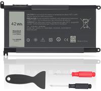 Wdxor Wdx0R Batterie Pour Dell Inspiron 15 5565 5567 5568 5570 5575 5578 5579 5580 5582 5583 5584 7560 7569 7570 7572 7573 7579 7580 5368 5378 5379 7368 7378 Latitude 3180 3189 3190 3480 3580 3379