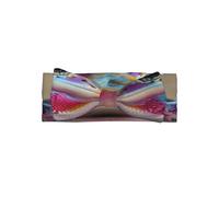 WDXQHY Bandeau coloré gecko doux pour bébé avec nœud pour nouveau-nés, accessoire de cheveux élastique doux pour la peau pour 0-6 mois, parfait pour fête prénatale