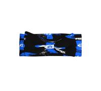 WDXQHY Bandeau doux pour bébé avec nœud et motif géométrique aux yeux bleus pour nouveau-nés - Accessoire de cheveux élastique doux pour la peau pour 0 à 6 mois - Parfait pour fête prénatale