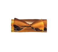 WDXQHY Bandeau élastique doux pour bébé avec nœud papillon en vol sur le lac au coucher du soleil - Accessoire de cheveux doux pour la peau de 0 à 6 mois - Parfait pour une fête prénatale