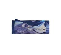 WDXQHY Beau bandeau en forme de loup blanc doux pour bébé pour nouveau-nés élastique doux pour la peau accessoire de cheveux pour 0-6 mois parfait pour fête prénatale
