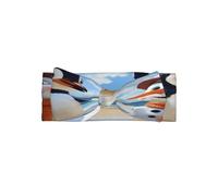 WDXQHY Bonhomme de neige pingouin doux bébé nœud bandeau pour nouveau-nés élastique doux pour la peau accessoire de cheveux pour 0-6 mois parfait fête prénatale nœud bandeau