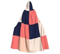 WDXQHY Cape à capuche Art of Squares pour adulte avec capuche et élastique confortable, idéale pour les costumes, les cosplay, les fêtes d'Halloween