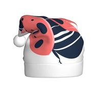 WDXQHY Chapeau de Noël en peluche métamorphosé pour adulte - Décoration de vacances et accessoire de fête - Chapeau de Noël pour adulte - Décoration de fête