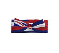 WDXQHY Drapeau d'Hawaï Américain Doux Bébé Bow Bandeau pour Nouveau-né Élastique Doux pour la Peau Accessoire Cheveux pour 0-6 Mois Parfait Baby Shower Bow Headband