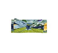 WDXQHY Fleur Oiseau Parapluie Illustration Doux Bébé Bow Bandeau pour Nouveau-né Élastique Doux Peau Accessoire Cheveux pour 0-6 Mois Parfait Baby Shower Bow Headband
