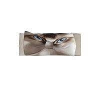 WDXQHY Joli bandeau en forme de chat avec un nez noir doux pour bébé - Accessoire de cheveux élastique doux pour la peau pour 0 à 6 mois - Parfait pour une fête prénatale