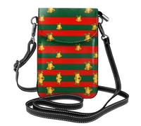 WDXQHY Portefeuille à rabat en cuir synthétique avec fermeture magnétique, bandoulière amovible, étanche, compact et spacieux pour cartes de crédit et smartphone, parfait pour les voyages en plein air