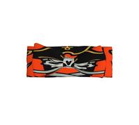 WDXQHY Serre-tête de mort de pirate doux avec nœud pour nouveau-nés - Accessoire de cheveux élastique doux pour la peau pour 0 à 6 mois - Parfait pour fête prénatale