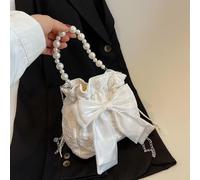 WDZDS 20 * 20CM Rose Perle Sac de soirée Sac de Mariage de mariée Sac à Main Demoiselle d'honneur Pochettes pour Le Jour du Mariage Perle Mini Sac à Main Sac à bandoulière