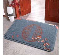 WDZDS 60/80 CM Tapis de Bienvenue imprimé Chat/Oiseau Tapis de Porte en Fil de Coco drôle d'intérieur Tapis de Porte en Pile de Boucle Tapis de Porte en Fibre de Coco et Fil Tapis de Porte