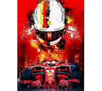 WDZFF 1000 pièces ，Photos ，Difficult Puzzle ，Gifts ，Colorful ，F1 Racings Art Affiche ，Puzzle Amusant Et Personnalisé pour Adultes - Kx295Zs