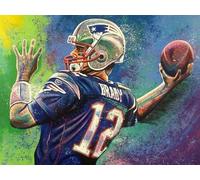 WDZFF 1000 Pièces Puzzle Joueur De Rugby Tom.Brady Posters pour Adultes Jouets Educatifs Familiaux Wx63Qe