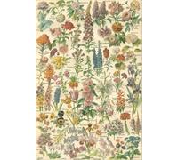 WDZFF Colourful - Difficult Puzzle - 1000 Pcs Puzzle - Vintage Botanical Flowers Affiches - Jouets Éducatifs pour Soulager Le Stress en Famille - Kx51Zs