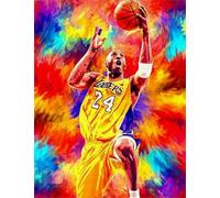 WDZFF Puzzle 1000 Pièces - Image d'art Irrégulière - Basketball Player 24 Posters - Jouets Éducatifs pour Adultes Puzzle - Abstract Jeux De Mémoire pour Adultes - Gifts - Jx570Zp
