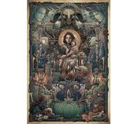 WDZFF Puzzle 1000 Pièces - Image d'art Irrégulière Classics Film Pan's Labyrinths Posters - Jouet De Défi De Puzzle Familial pour Adultes - Elderly Memory Game - Wall Art Gifts - Jx431Zp
