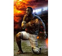 WDZFF Puzzle 1000 Pièces Rugby Player Sprot Poster Colorful Ability Game pour Toute La Famille Adulte Qw22Yz