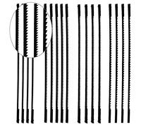 WDZGX Sierra de Marqueteria Hojas Electrica para Máquina Lames Einhell | Chantourner 26Pcs 127mm Lame Scie a 10/15/18/24 Dents pour Scier Planche Bois Couper Métal Mou Mousse Plastique