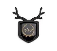 WDZNB Calcomanías metálicas 3D Con logotipo. Pegatinas autoadhesivas Para el maletero trasero Del coche, Para Jaguar C-X16 E-Pace F-Pace F-Type I-Pace .,Gold