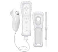 WDZP Lot de 2 télécommandes Wii avec Nunchuck, manette Wii avec Nunchuck, compatible avec Nintendo Wii/Wii U