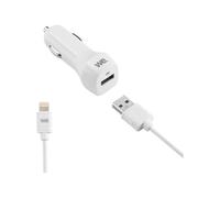 WE - Adaptateur d'alimentation pour voiture - 1 A (USB) - noir
